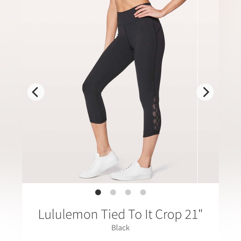 Lululemon Tied to Do it Crop Leggings